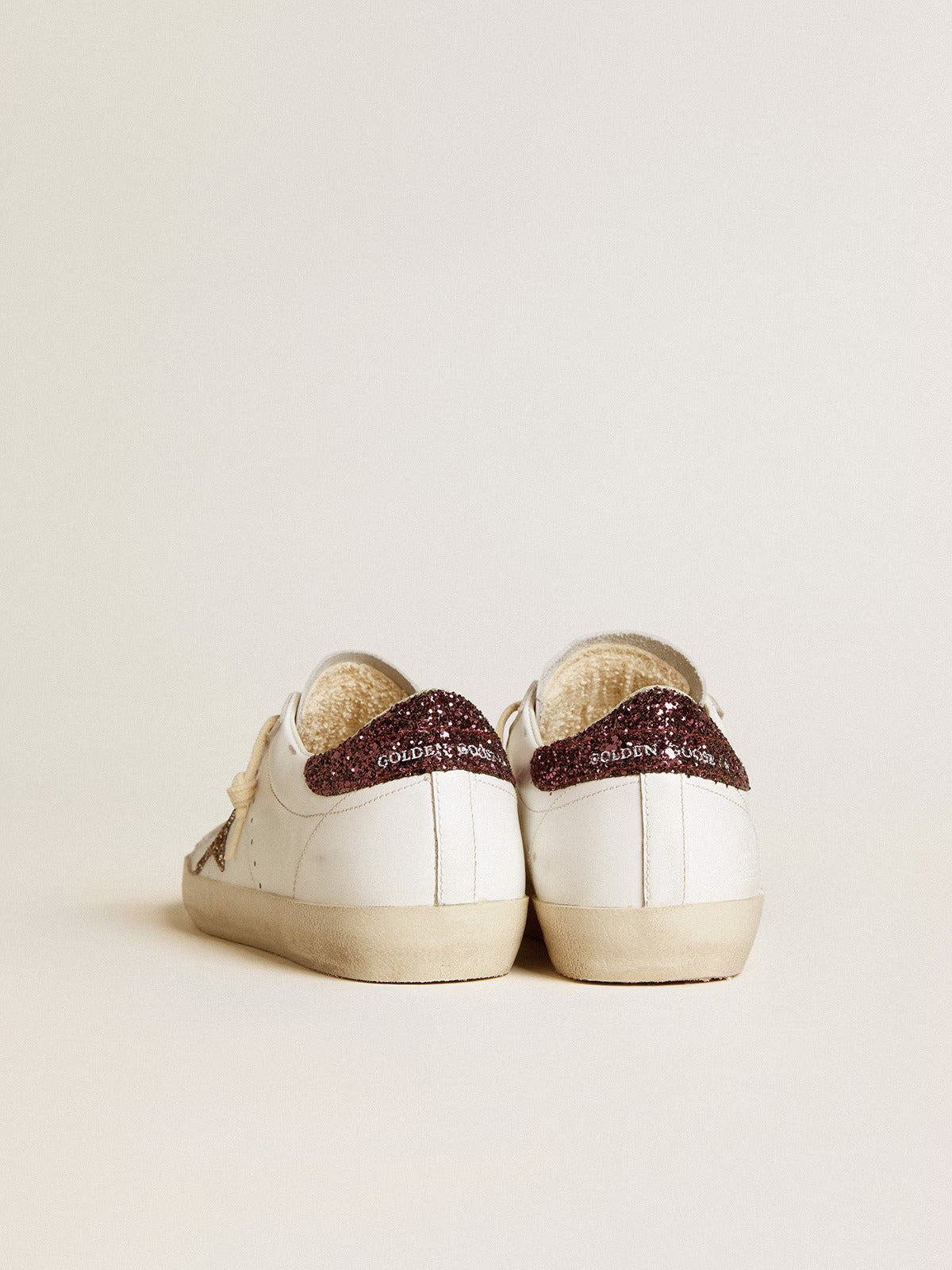 GGDB - Super-Star avec étoile en paillettes dorées et talon en paillettes bordeaux
